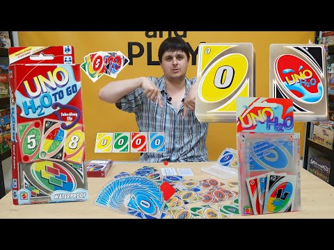 Настольная игра UNO H2O / УНО Н2О Пластиковые карты - фото 1 - id-p1795298277