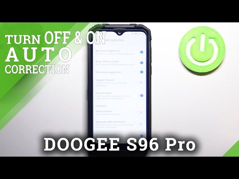 How to Activate Auto Correction in DOOGEE S96 Pro -  Text Correction