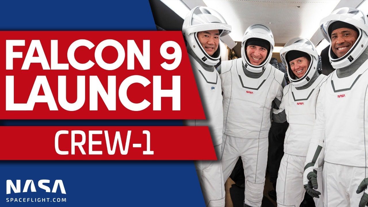 LIVE: SpaceX Crew-1 NASA and JAXA Astronauts Launch on Falcon 9