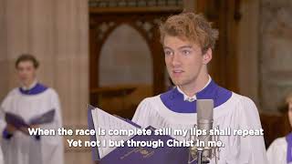 Song: Yet not I, but through Christ in me