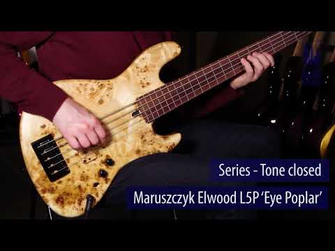 Maruszczyk Elwood L5P Fretless Live Demo - BassFreaks.net