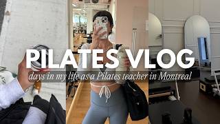 PILATES TEACHER VLOG 🩰 starting a new job! + my tips for certification, getting hired & compensation