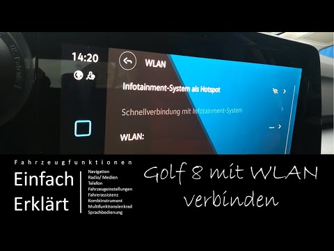 VW Golf8, Neuer Caddy- Infotainment Discover Media + Pro mit WLAN Hotspot verbinden
