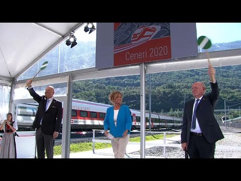 Schweizer Ceneri-Basistunnel eröffnet