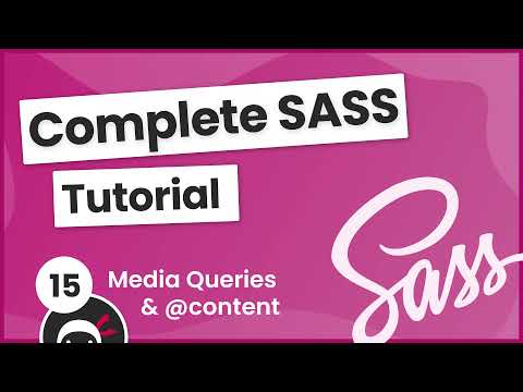 SASS Tutorial build your own CSS library 15 Media Queries