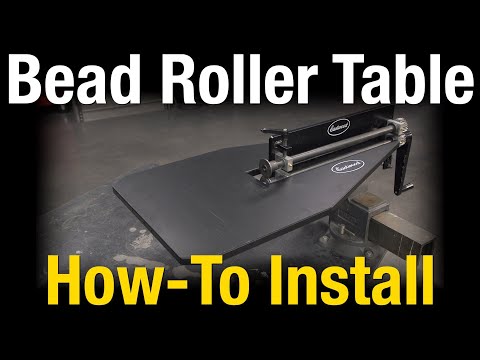 The BEST Bead Roller Accessory: How-To Install Bead Roller Table from Eastwood