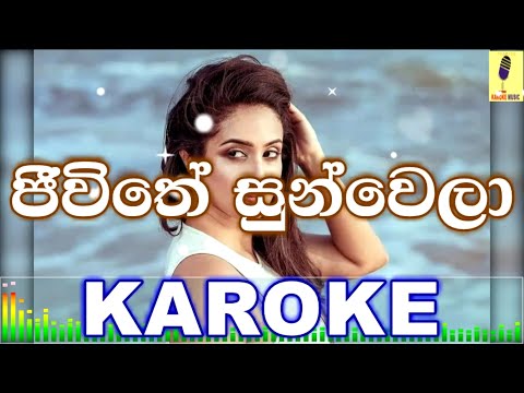 Jeewithe Sunwela - Viraj Perera Karaoke Without Voice