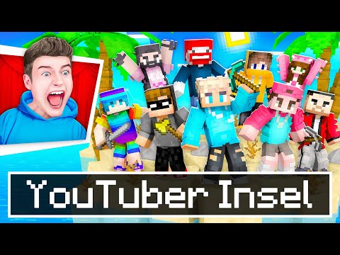 Ich bin NEU auf der YOUTUBER INSEL in Minecraft!