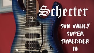 Video thumbnail for Schecter Sun Valley Super Shredder 3 with EMG RetroActive pickups by james ryan