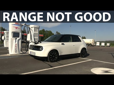  Honda e  range test video