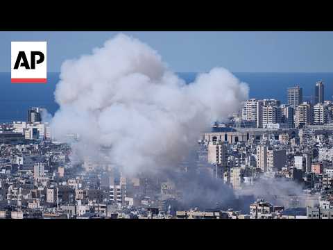 Video Thumbnail: Smoke rises over Beirut after blast as tensions with Israel continue
