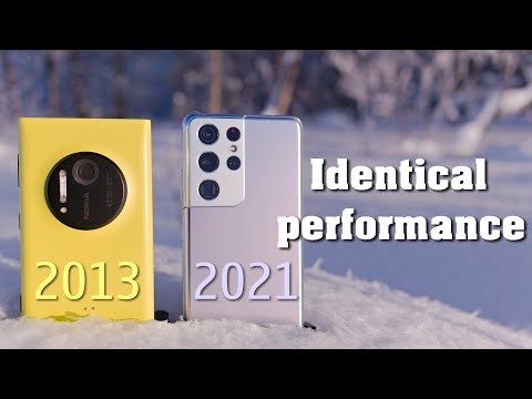 Samsung Galaxy S21 Ultra vs. Nokia Lumia 1020 - Raw & ISO comparison