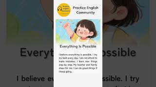 English Listening Practice – Everything Is Possible | Short English Story with Subtitles