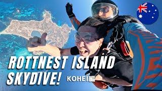 Kohei Skydives in Rottnest Island! | 4,000m上空からダイブ！＠ロットネスト島 🇦🇺