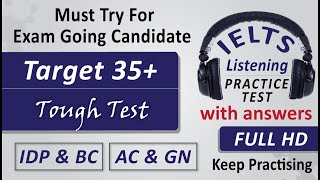 Tough Listening Practice Test | With Answers | IELTS | SK Academy