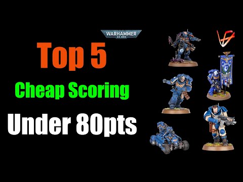 Top 5 Space Marines Cheap Scoring Units Under 80pts | Warhammer 40K tactics