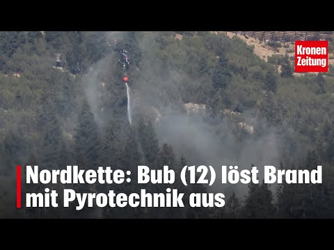 Nordkette: Boy (12) starts fire with pyrotechnics | krone.tv NEWS