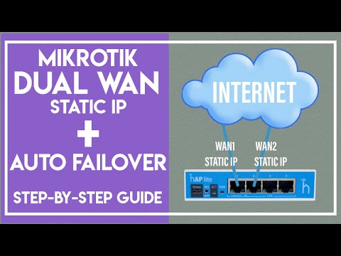 MikroTik Dual WAN over 2 Static IP Internet Connections