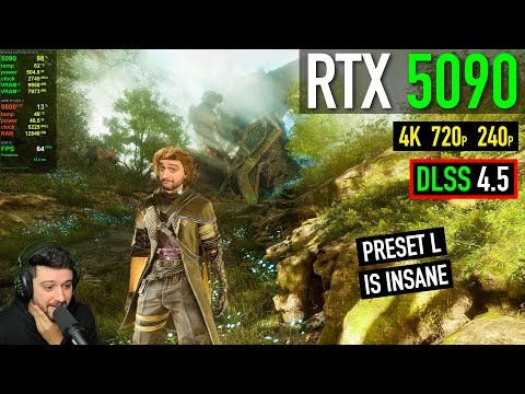 RTX 5090 - Clair Obscur: Expedition 33 - DLSS 4.5 down to 240p!