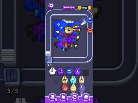 Pixel Flow Level 543 Walkthrough