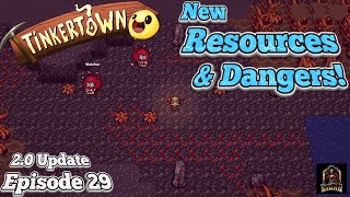 Getting Lit Up By The Lava Biome! | Tinkertown 2.0 Ep29