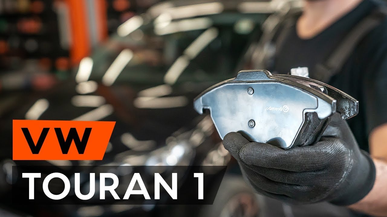 Πώς να αλλάξετε τακάκια φρένων εμπρός σε VW Touran 1T3 - Οδηγίες αντικατάστασης