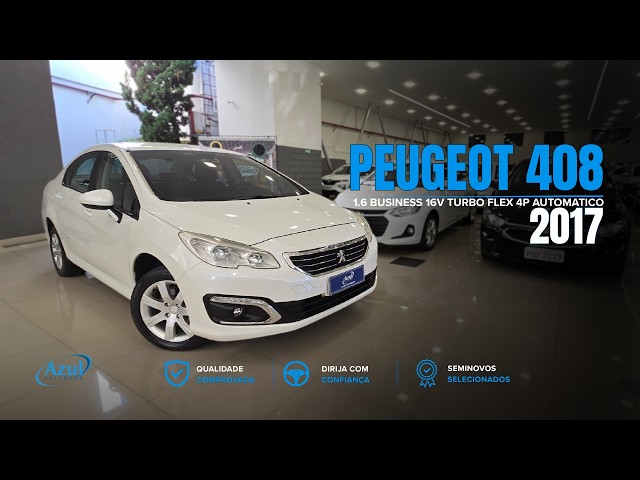 Vídeo PEUGEOT 408 1.6 BUSINESS 16V TURBO FLEX 4P AUTOMATICO
