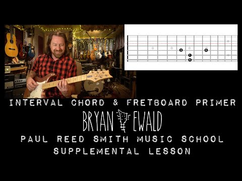 Interval Chord & Fretboard supplement / bonus lesson from Bryan Ewald's PRS Music School Masterclass