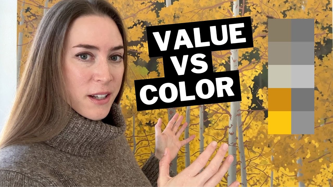 Painting Accurate Values - The Relationship Between Value and Color #colorvalues #paintingvalues