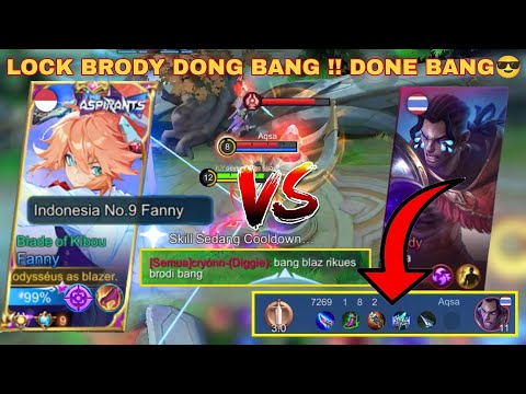 MUSUH REQUEST LOCK HERO!! FANNY BLAZER AUTO SAT SET CABLE!! DONE GA BANG?? DONE 😎 | Mobile Legends