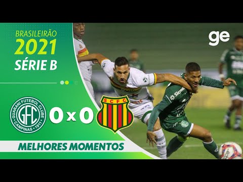Gols e lances de Guarani x Sampaio Corrêa