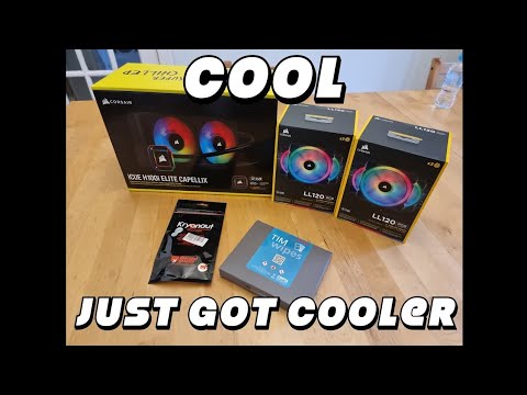How to install the new Corsair iCUE h100i Elite Cappelix AIO