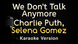 Download lagu We Don't Talk Anymore - Charlie Puth, Selena Gomez (Karaoke Songs With Lyrics - Original Key) mp3 Download lagu We Don't Talk Anymore - Charlie Puth, Selena Gomez (Karaoke Songs With Lyrics - Original Key) mp3