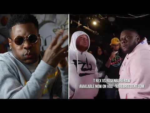T REX Time To KILL In CRAZY DEBUT!!! vs ROSENBERG RAW!! RBE LADIES & GENTS Rap BATTLE! REACTIONS
