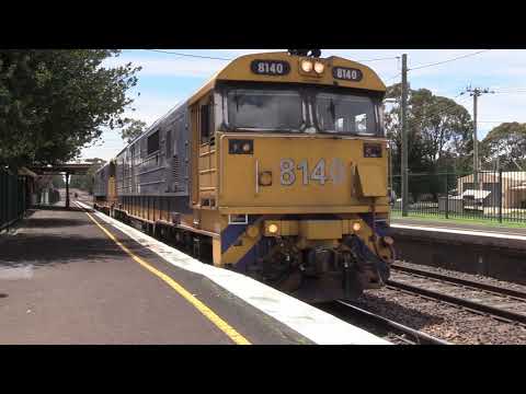 Main South action locomotives 8145 8140 1431 1443 on train 8112 Wingello to Bundanoon. 12 Jan 21.