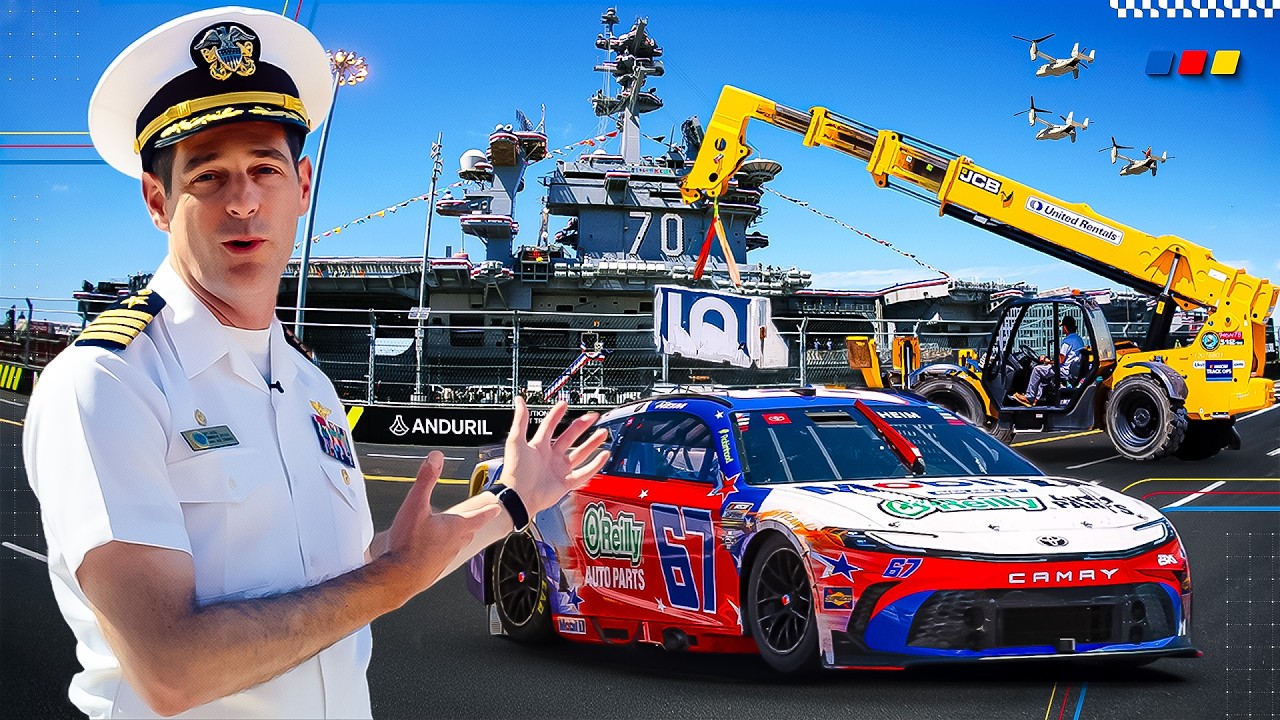 Behind the Scenes: Building NASCAR's First Naval Base Track