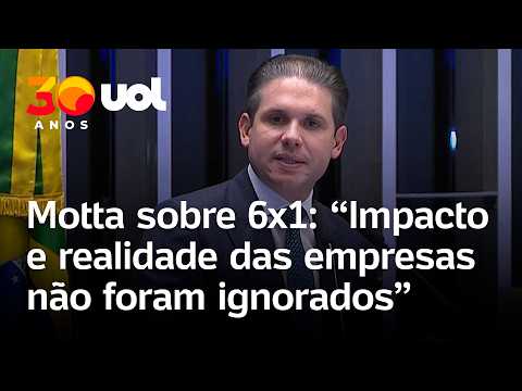 Fim da 6×1: Motta diz que preocupações não foram negligenciadas e pede sanção de projeto para MEIs