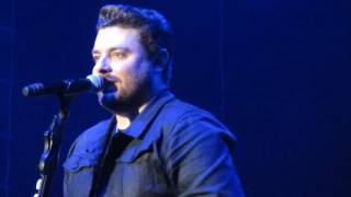 Chris Young talks to the crowd and sings Sober Saturday Night in Knoxville Tn 12-10-16