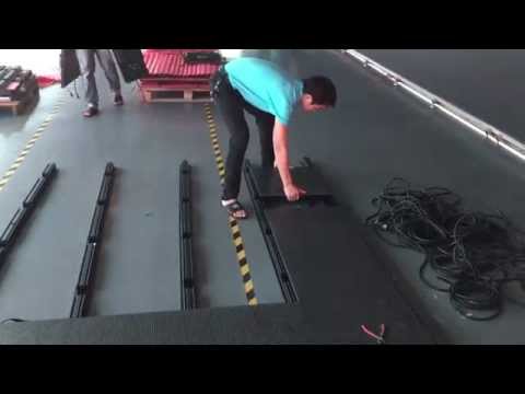 How to Set up assemble LED Video Dance Floor P8.9