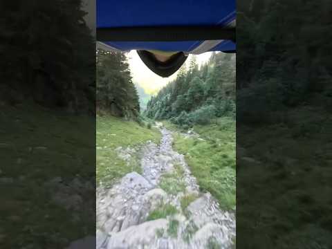 Insane proximity wingsuit flight in Swiss alps #wingsuit #basejump #gopro