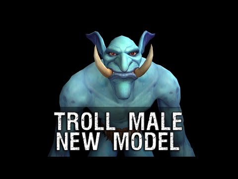 Troll Male Character New Model Preview - Warlords of Draenor