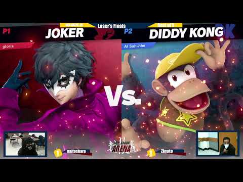AAAsylum L. Finals naitosharp (Joker) vs Zinoto (Diddy Kong)