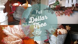 Fall DIY // Dollar Tree // Farmhouse Fall Decor