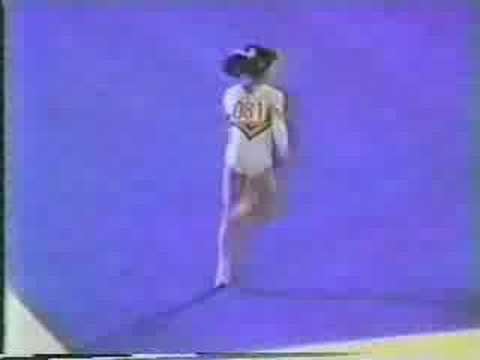 1984 Olympics TO Laura Cutina FX