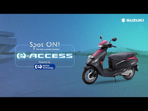 Suzuki e-Access | New standard of e-scooter | Spot On