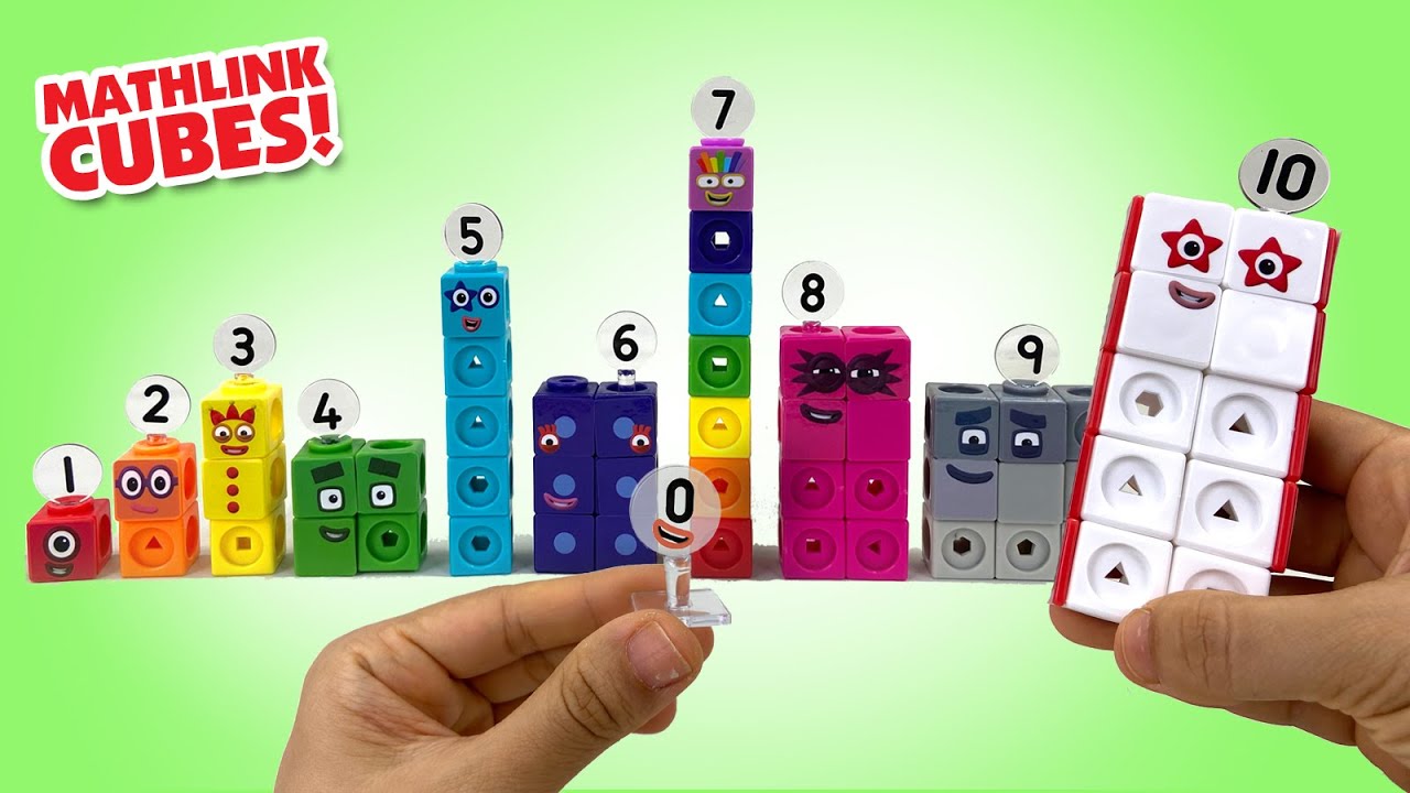 Let's Build Numberblocks Mathlink Cubes Zero to Ten by Learning Resources ||  Keiths Toy Box