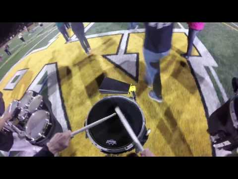 2016 King Philip High School Marching Band snare cam - Ean Goreham