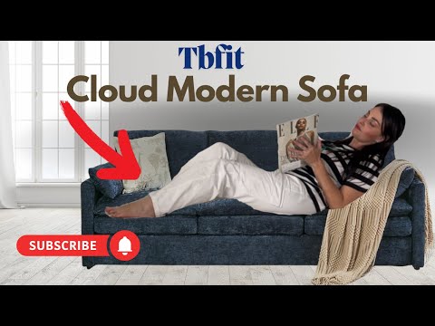 This Couch Looks $$$ But It’s Under $500?!  | Tbfit 89” Cloud Sofa Review