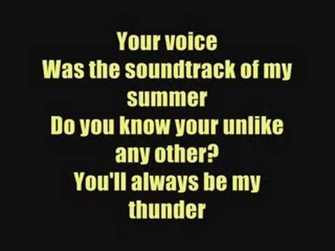 Thunder - Boys Like Girls - Lyrics
