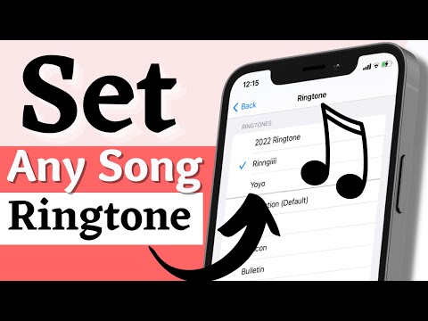 How To Set Any Song as iPhone Ringtone - 2022 | No Computer / No Jailbreak